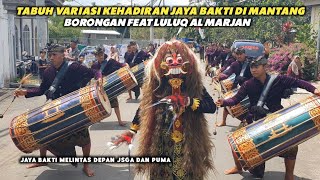 TABUH VARIASI KEHADIRAN GENDANG BELEQ JAYA BAKTI BAWA BARONG DAN LULUQ MELINTAS DEPAN JSGA DAN PUMA