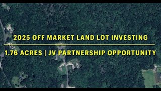 Unlock Hidden Off-Market Land Lot Investing |JV Partnerships|State & County Agency Opportunities