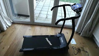 Unboxing and setup of a Finether Electric Folding Motorized Treadmill