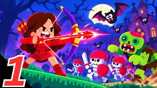 Bowblitz: Rogue Defense - Last as Long as You Can - Gameplay Walkthrough Part 1 (iOS, Android)