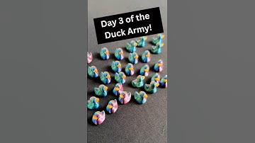 Day 3 of our 3D printed Duck Army build! I’m printing a duck for every subscriber.
