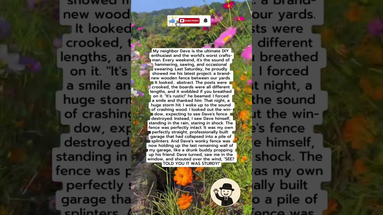 The Drunk Buddy Fence 🪵🤝