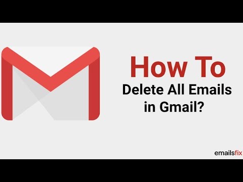 Gmail მთელი ფოსტის წაშლა