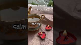 Night Prayer for Peaceful Sleep #NightPrayer #SleepInPeace #GoodNightBlessings #PrayerTime #TrustGod