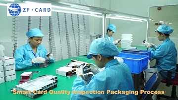 Smart Card Quality Inspection Packaging Process-www.zfcards.com