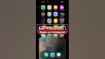 How To Delete Draft Reels on Instagram #Shorts #Instagram
