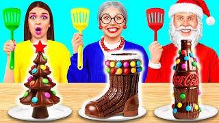 Download Lagu Ik vs Oma Koken Uitdaging met Sinterklaas | Grappige Voedsel Uitdagingen MP3