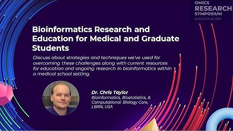 Bioinformatics Research and Education for Medical and Graduate Students