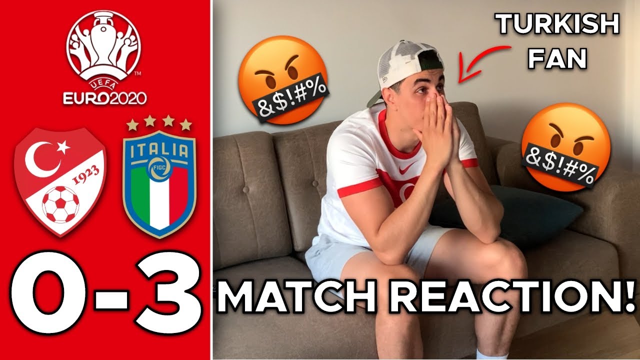 ANGRY TURKISH FAN GOES CRAZY REACTING TO TURKEY 0-3 ITALY | TURKEY VS ITALY MATCH REACTION EURO 2020
