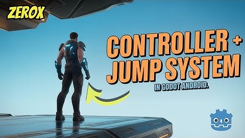 How to Create Third Person Controller + jump system  in Godot android tutorial 