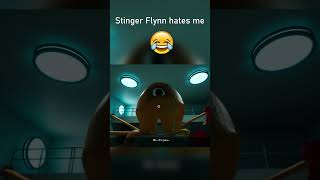 Stinger Flynn hates me 😂 #shorts #funnymoments