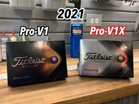 Titleist ProV1 and ProV1x (2019 vs. 2021)