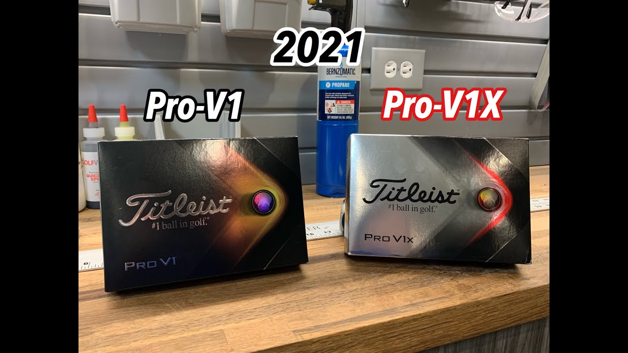 Titleist ProV1 and ProV1x (2019 vs. 2021) YouTube
