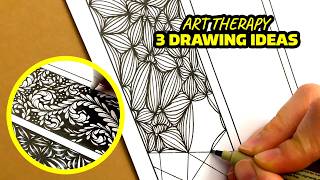 3 drawing ideas to relax ✍️☺️