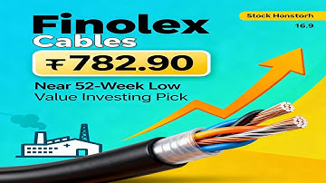 Finolex Cables at 52-Week Low! Hidden Value Stock or Value Trap? Full Analysis 🔍 #finolex 