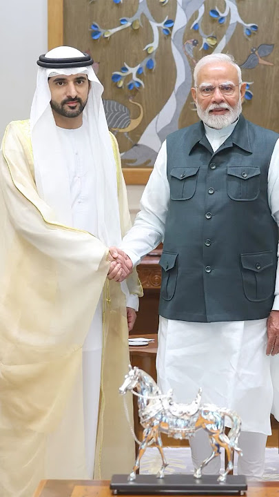 PM Modi hosts HH Sheikh Hamdan bin Mohammed bin Rashid Al Maktoum, the Crown Prince of Dubai