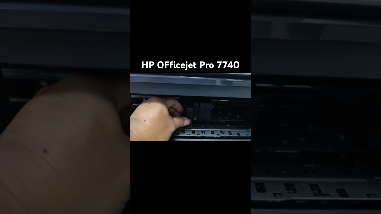 HP OFFICEJET PRO 7740 CARTRIDGE REPLACEMENT 