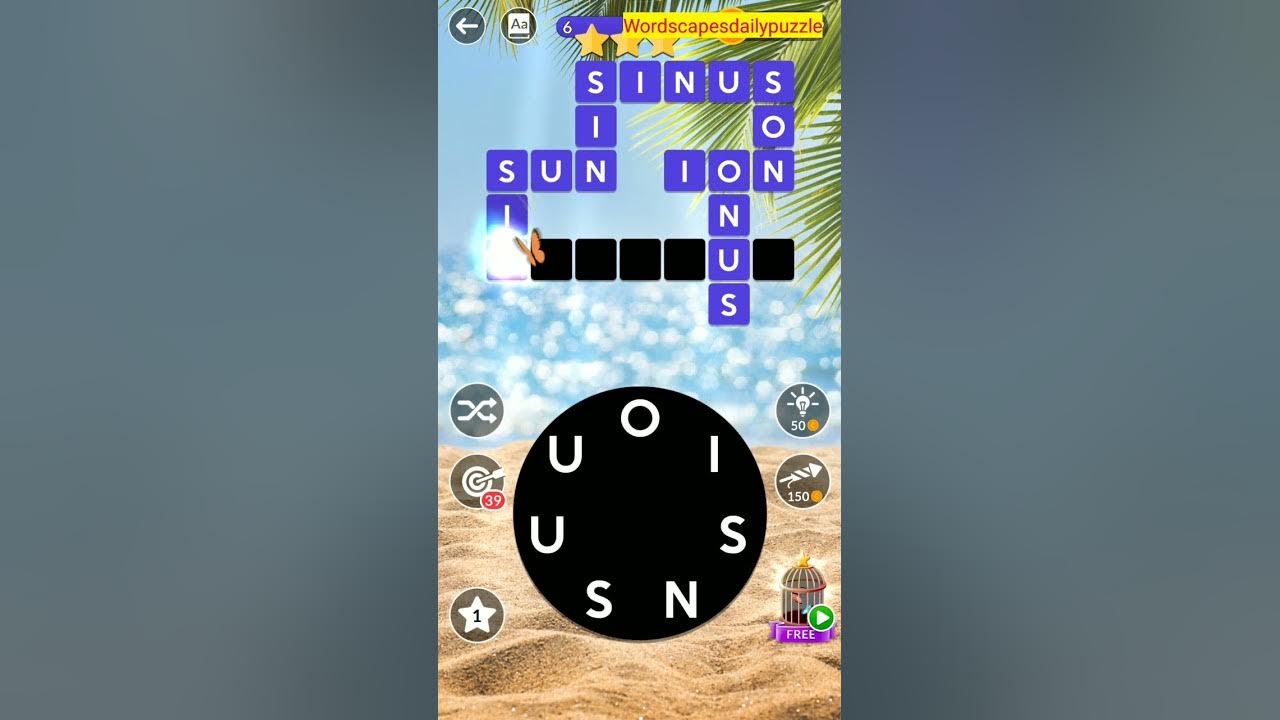 WORDSCAPES Daily Puzzle July 3, 2024 YouTube