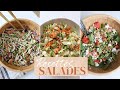 3 SALADES fraîcheur pour l'été - RECETTES