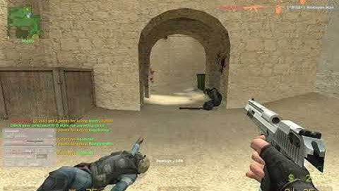 Counter Strike Source 1 v 5 Round Win
