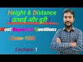 Height and Distance most important questions #mathsbydevvratsir#education#maths#class10th#class