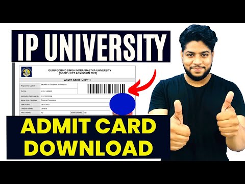 IP University Admit card Download ?