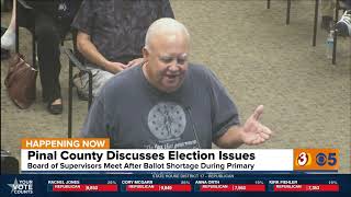 LIVE: Pinal County officials discuss ballot issues