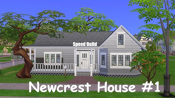 NEWCREST STARTER HOME || Sims 4 Speed Build