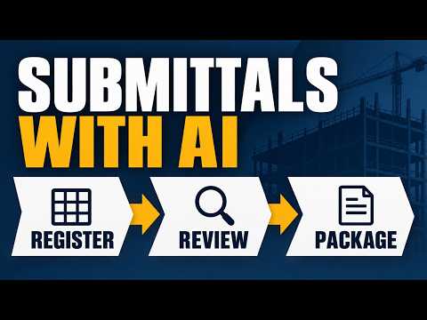 How to Manage Construction Submittals with AI (Register → Submission Pack)