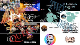 Another One Bites The Dust - Queen - Two Drums Group - Multi Drummer Collaboration