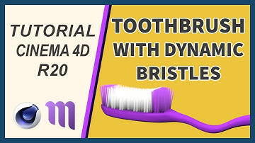 Cinema 4D Tutorial - Modeling and Animating TOOTHBRUSH Bristles - C4D R20 - 2019