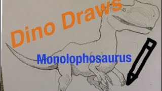 How To Draw A Monolophosaurus (Jurassic World)