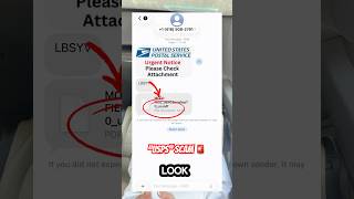 New day - new scam - now from USPS Never open