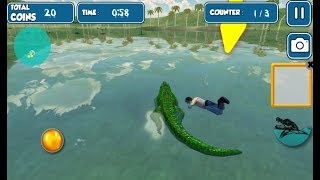 ► Swamp Crocodile Attack 2017 (Evolution Game 3D Simulator) Android Gameplay screenshot 2