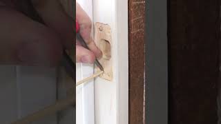 How to FIX Screw holes in wood!