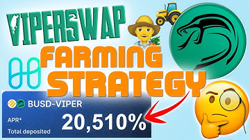 Step Up Your Farm Game for INSANE APY [ViperSwap]