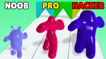 NOOB vs PRO vs HACKER in Blob Shifter 3D