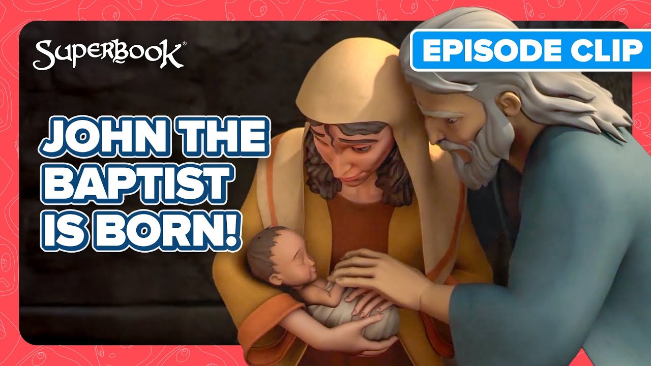 The Birth of John the Baptist | Superbook - The Birth of John the ...