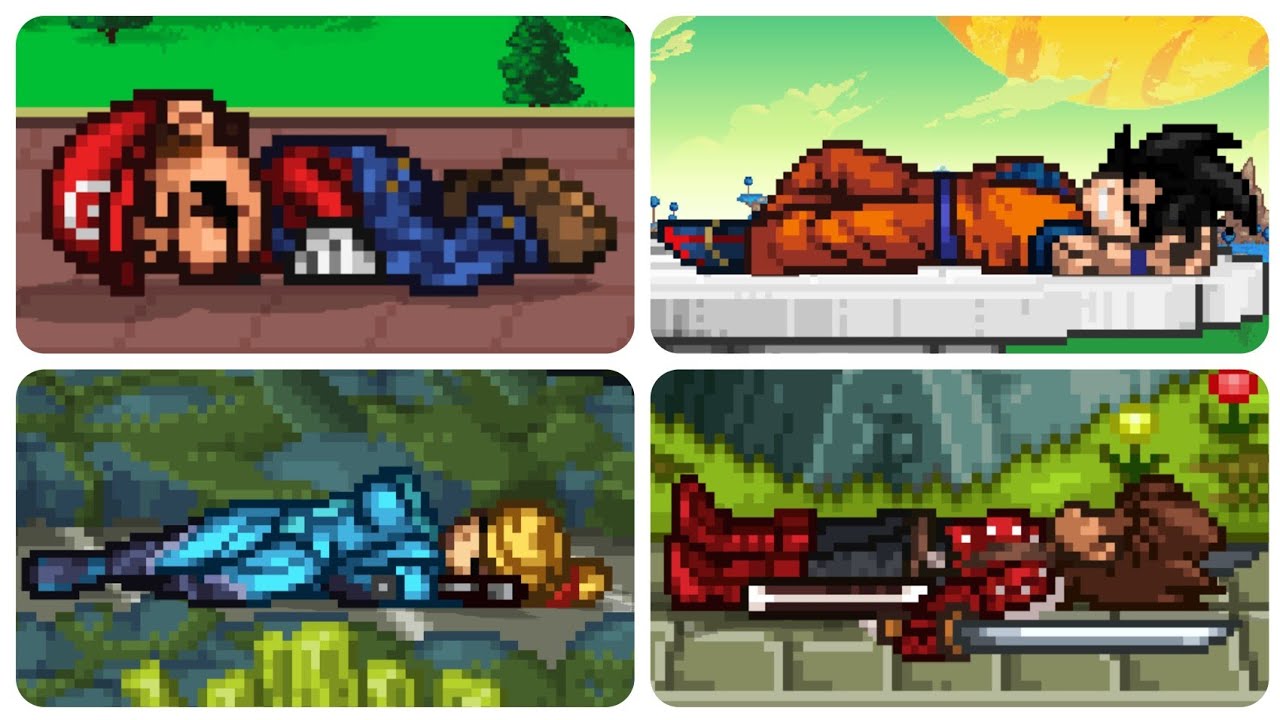 Super Smash Flash 2 - Нокаут всех персонажей по выносливости (бета-версия 1.4.0)