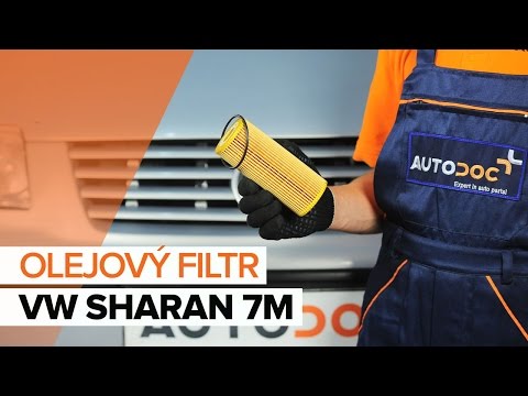 Jak vyměnit motorový olej a olejový filtr na VW SHARAN 7M [NÁVOD]