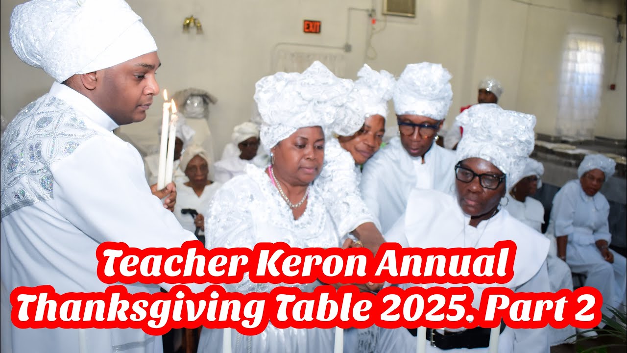 Teacher Keron Annual Thanksgiving Table 2025. Part 2