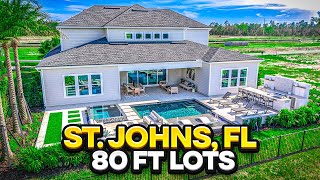Last 80ft Lots in St. Johns FL | The Luxury Abigail Floor Plan by Toll Brothers