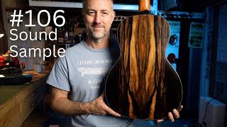 Ebony & Torrefied Adirondack Spruce 12 fret OO Custom Acoustic Guitar #106 Sound Sample