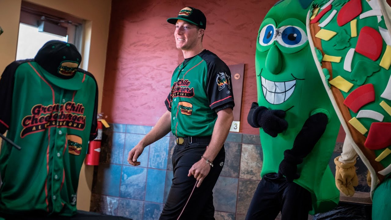 Isotopes to Albuquerque Green Chile Cheeseburgers on June 16th