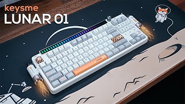 A Keyboard with ROCKETS? - Keysme LUNAR 01 Review