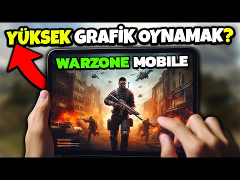 YÜKSEK GRAFİK WARZONE MOBİLE OYNADIM! GERÇEKTEN ÇÖP MÜ?