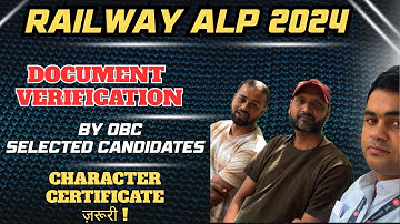 ALP DV में Railway Format cast Certificate ज़रूरी ! Character Certificate लगेगा या नहीं 🙂‍↔️ 