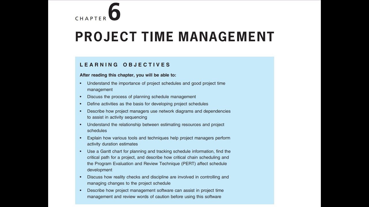 Diskusi Chapter 6 - Project Time Management - YouTube