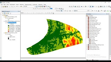 How to clip DEM in ArcGIS