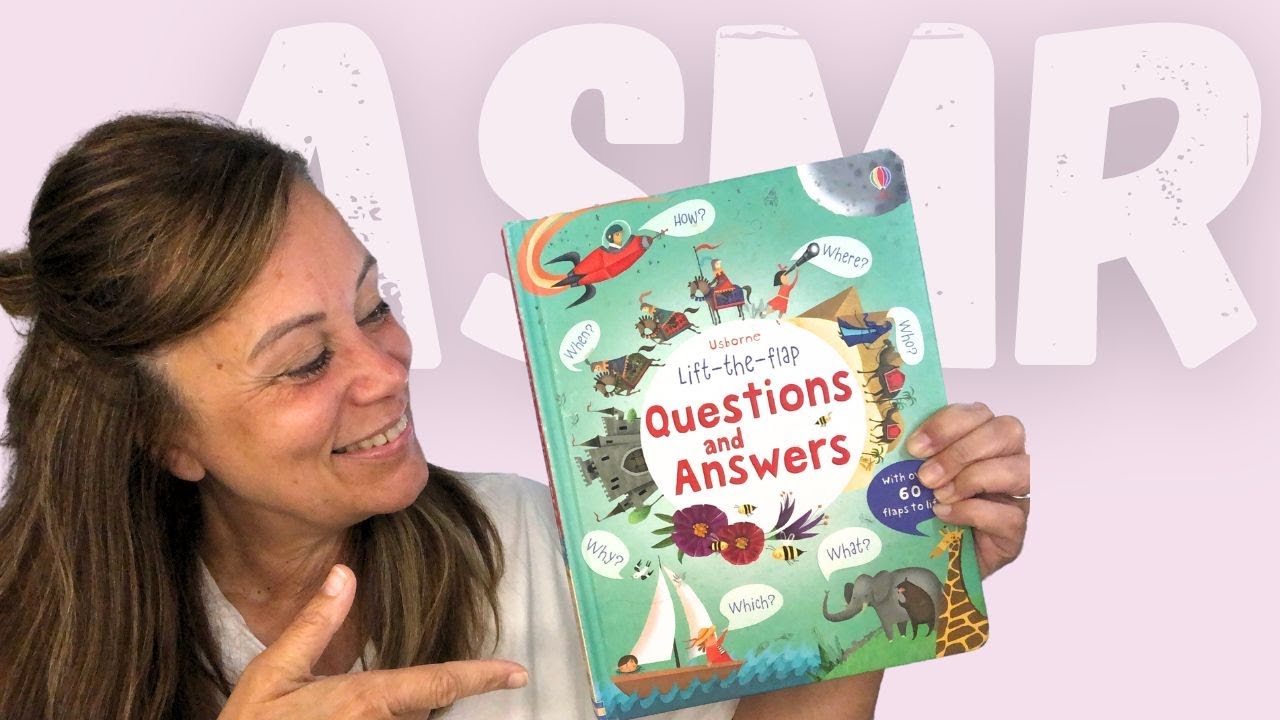 ASMR Softly Spoken (Welsh Accent) The Usborne Book of Questions & Answers